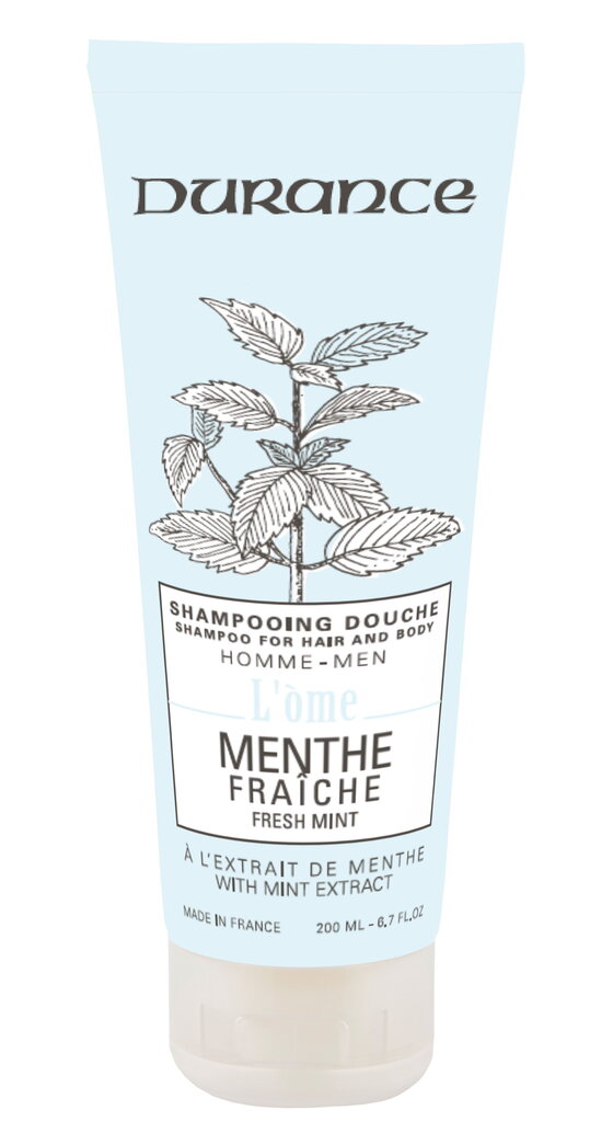 Dušigeel Durance Fresh Mint, 200 ml цена и информация | Dušigeelid, õlid | hansapost.ee