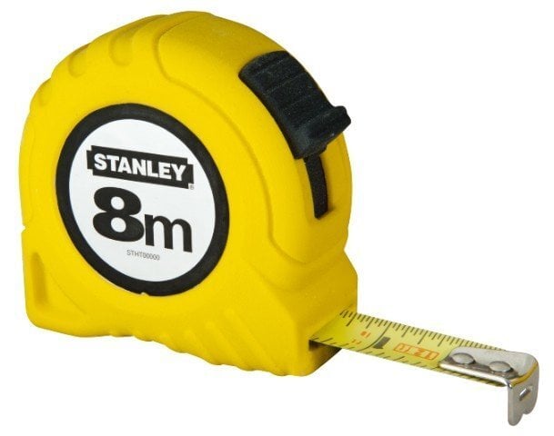 Mõõdulint 8m / 25mm Stanley 0-30-457 цена и информация | Käsitööriistad | hansapost.ee