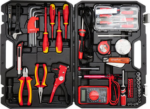 Mechanics tool set Yato YT-39009 цена и информация | Ручной инструмент, 18 В 125 мм бесщеточная угловая шлифовальная машина для Makita Cordless, замена литий-ионного аккумулятора | hansapost.ee