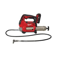 Аккумуляторный шприц для смазки Milwaukee M18 GG-201C цена и информация | Ручной инструмент, 18 В 125 мм бесщеточная угловая шлифовальная машина для Makita Cordless, замена литий-ионного аккумулятора | hansapost.ee