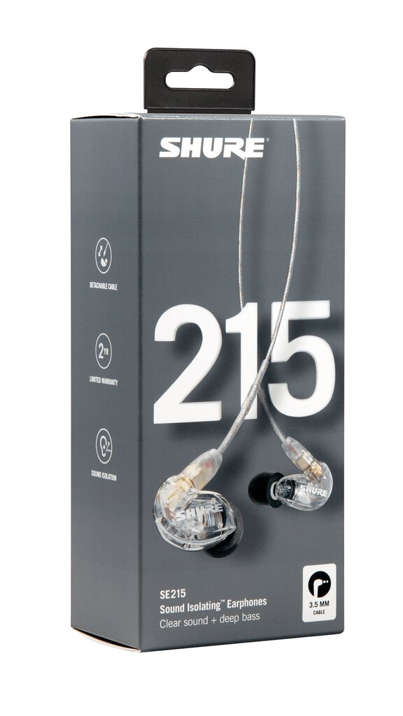 Shure SE215-CL-EFS hind ja info | Kõrvaklapid | hansapost.ee