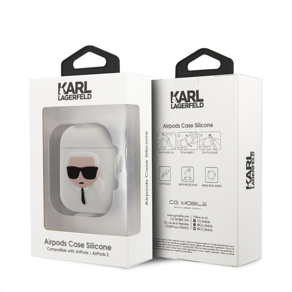 Karl Lagerfeld Karl Head KLACCSILKHWH цена и информация | Kõrvaklappide tarvikud | hansapost.ee