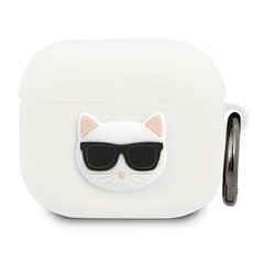 Чехол Karl Lagerfeld KLACA3SILCHWH AirPods 3 цена и информация | Наушники | hansapost.ee