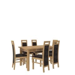 Обеденный гарнитур ADRK Furniture Rodos 14, коричневый цена и информация | Комплекты мебели для столовой | hansapost.ee