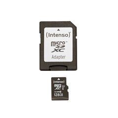 MEMORY MICRO SDXC 128GB UHS-I/W/ADAPTER 3423491 INTENSO цена и информация | Карты памяти для телефонов | hansapost.ee