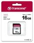 MEMORY SDHC 16GB UHS-I/C10 TS16GSDC300S TRANSCEND hind ja info | Mälukaardid mobiiltelefonidele | hansapost.ee