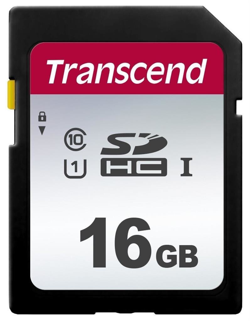 MEMORY SDHC 16GB UHS-I/C10 TS16GSDC300S TRANSCEND price and information | Mälukaardid mobiiltelefonidele | hansapost.ee