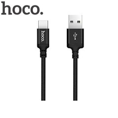 Kaabel USB A Type C Hoco X14 1.0m 2.4A, Laadimisjuhe USB 2.0 USB C, must hind ja info | Hoco Mobiiltelefonid, fotokaamerad, nutiseadmed | hansapost.ee