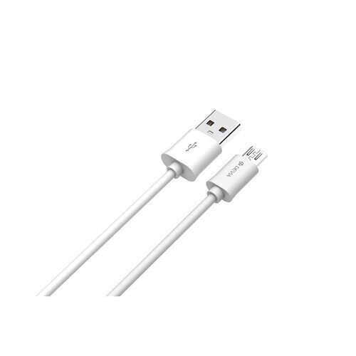 Devia Smart (micro-USB | 2 m) Kaabel, Valge hind ja info | Mobiiltelefonide kaablid | hansapost.ee