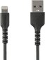 STARTECH 2m USB to Lightning Cable black цена и информация | Mobiiltelefonide kaablid | hansapost.ee