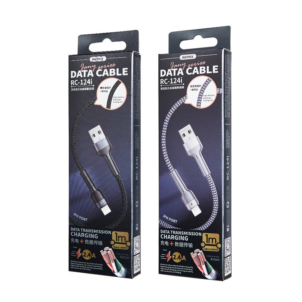 Remax USB - Lightning cable charging data transfer 2,4 A, 1 m hind ja info | Mobiiltelefonide kaablid | hansapost.ee