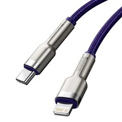 Baseus Cafule Series Metal Data USB Type C - Lightning Cable Power Delivery 20 W 2 m violet (CATLJK-B05) цена и информация | Кабели для телефонов | hansapost.ee