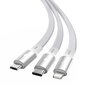 Baseus BSU2708WHT, USB Typ C / Lightning hind ja info | Mobiiltelefonide kaablid | hansapost.ee