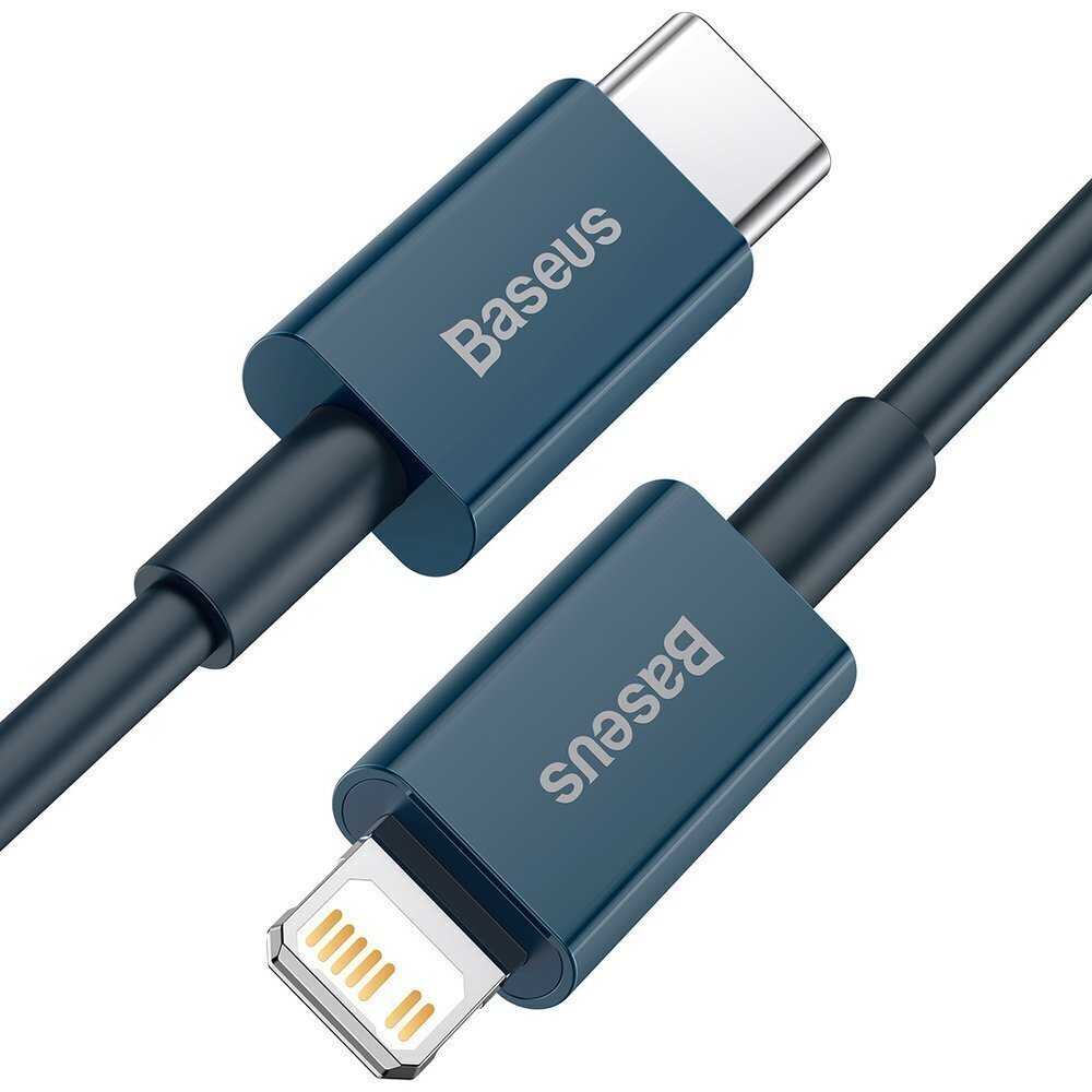 Baseus BSU2662BLU, USB Typ C / Lightning цена и информация | Mobiiltelefonide kaablid | hansapost.ee