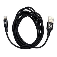 Wozinsky cable USB - Lightning 2,4A 1m black (WUC-L1B) hind ja info | Wozinsky Mobiiltelefonid ja lisatarvikud | hansapost.ee