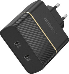 Seinalaadija Otterbox 50W USB-C 30W + USB-C 20W : must hind ja info | Laadijad mobiiltelefonidele | hansapost.ee