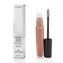 Huuleläige Lancôme L'Absolu Gloss Cream 8 ml, 202 hind ja info | Huulekosmeetika | hansapost.ee