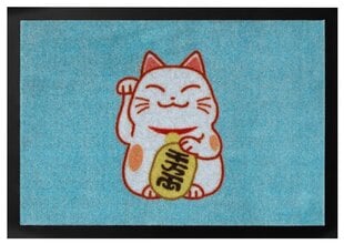 Hanse Home uksematt Printy Lucky Cat, 40x60 cm цена и информация | Придверные коврики | hansapost.ee