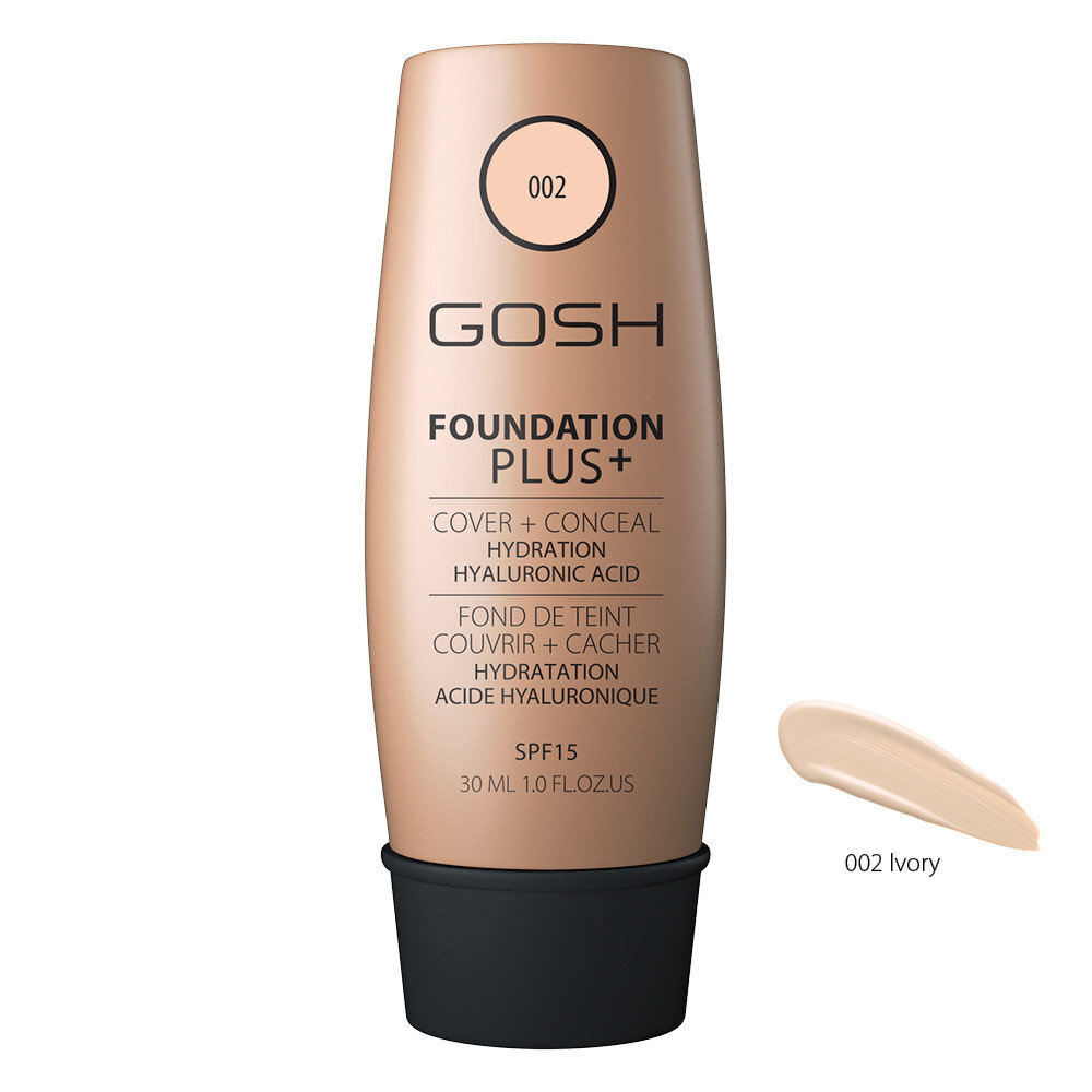 Jumestuskreem Gosh Foundation Plus+ 30 ml hind ja info | Jumestuskreemid ja puudrid | hansapost.ee