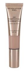 Основа для макияжа Makeup Revolution London Revolution Pro CC Perfecting SPF30 26 мл, F2.5 цена и информация | Пудры, базы под макияж | hansapost.ee