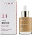 Основа для макияжа Clarins Skin Illusion Natural Hydrating Foundation SPF 15 114 Cappuccino, 30 мл
