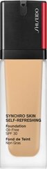 Jumestuskreem Shiseido Synchro Skin Self-Refreshing Foundation Spf30 330 Bamboo, 30ml hind ja info | Jumestuskreemid ja puudrid | hansapost.ee