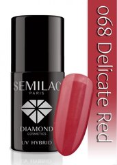Hübriidküünelakk Semilac 068 Delicate Red, 7 ml цена и информация | Лаки для ногтей, укрепители для ногтей | hansapost.ee