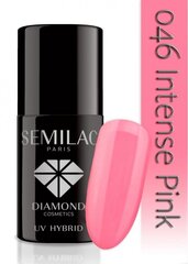 Hübriidküünelakk Semilac 046 Intense Pink, 7 ml hind ja info | Küünelakid ja küünelakieemaldajad | hansapost.ee
