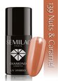 Kauapüsiv hübriidküünelakk Semilac, 139 Nuts & Caramel, 7ml