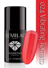 Hübriidküünelakk Semilac 024 Vibrating Tomato, 7 ml hind ja info | Küünelakid ja küünelakieemaldajad | hansapost.ee
