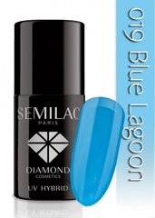 Geel küünelakk Semilac UV Hybrid 7 ml, 019 Blue Lagoon hind ja info | Küünelakid ja küünelakieemaldajad | hansapost.ee