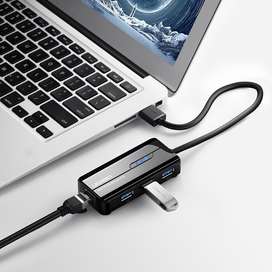 Multifunktsionaalne USB internetiadapter Ugreen цена и информация | USB adapterid ja jagajad | hansapost.ee