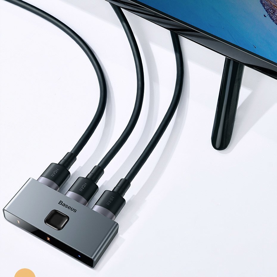 Baseus bidirectional HDMI - 2x HDMI hind ja info | USB adapterid ja jagajad | hansapost.ee