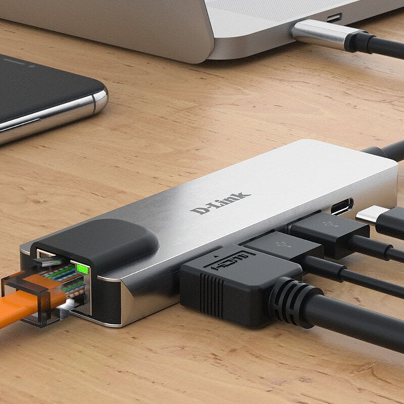 D-Link USB C - HDMI jaotur hind ja info | USB adapterid ja jagajad | hansapost.ee