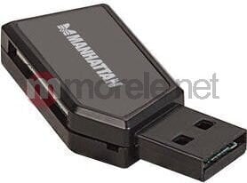 Mälukaardilugeja Manhattan 24-in-1, SD/MicroSD /MMC USB 2.0 hind ja info | USB adapterid ja jagajad | hansapost.ee