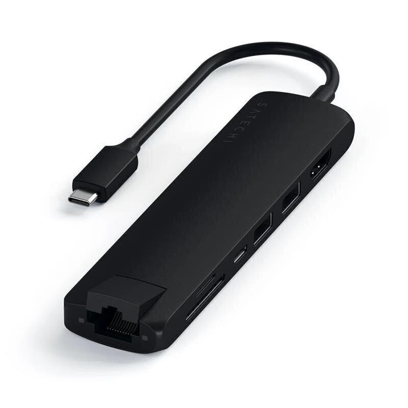 USB-C jagaja Satechi Multi-port цена и информация | USB adapterid ja jagajad | hansapost.ee