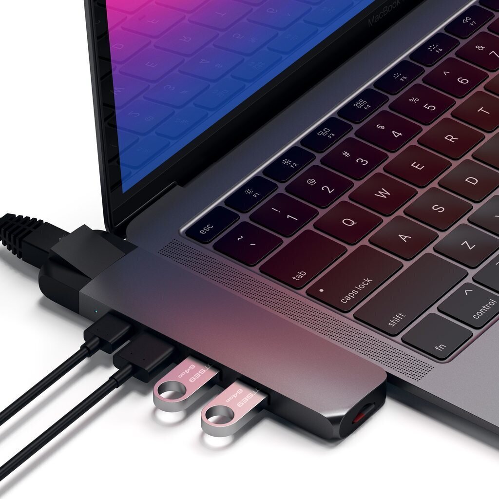 MacBook Pro USB-C jagaja Satechi цена и информация | USB adapterid ja jagajad | hansapost.ee