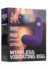 GC беспроводное вибрирующее яйцо Wireless Vibrating Egg, фиолетовое цена и информация | GC Эротические товары | hansapost.ee