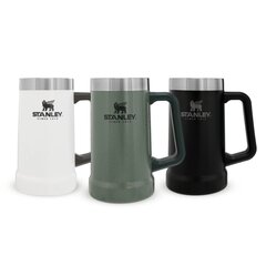 Пивная кружка Adventure The Big Grip Beer Stein 0,7л, матовый черный цена и информация | Термосы, термокружки | hansapost.ee