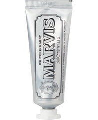 Mündimaitseline valgendav hambapasta Marvis Whitening Mint 25 ml цена и информация | Для ухода за зубами | hansapost.ee