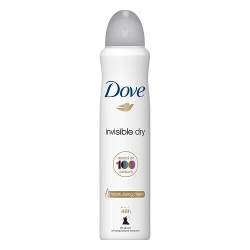 Spreideodorant Dove Invisible Dry 48h 250 ml hind ja info | Deodorandid | hansapost.ee