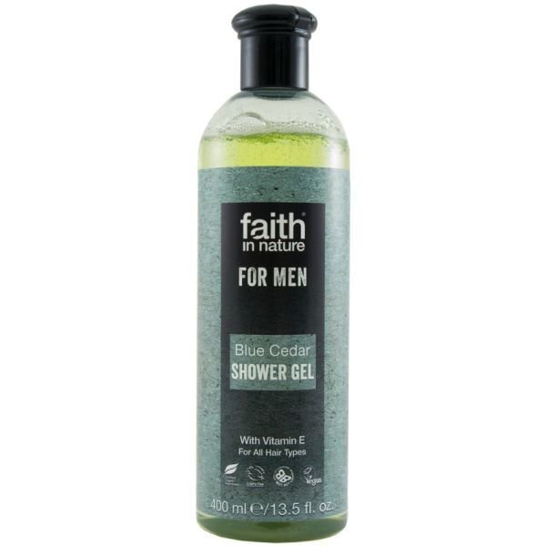 Dušigeel meestele sinise seedriga Faith In Nature 400 ml hind ja info | Dušigeelid, õlid | hansapost.ee