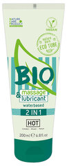 Ökoloogiline veebaasil libesti Hot Bio Massage & Lubricant, 200 ml hind ja info | HOT Kosmeetika täiskasvanutele | hansapost.ee