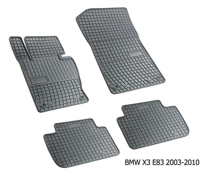 Kummimatid BMW E83 X3 2003-2010 цена и информация | Kummimatid | hansapost.ee