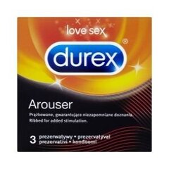 Kondoomid Durex "Arouser", 3 tk. hind ja info | Kondoomid | hansapost.ee