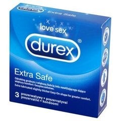 Kondoomid Durex Extra Safe, 3 tk. hind ja info | Kondoomid | hansapost.ee