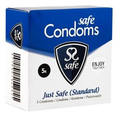 Презервативы Just Safe Standard, 5 шт. цена и информация | Презервативы | hansapost.ee