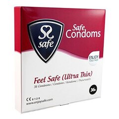 Kondoomid Feel Safe Ultra Thin, 36 tk. hind ja info | Kondoomid | hansapost.ee
