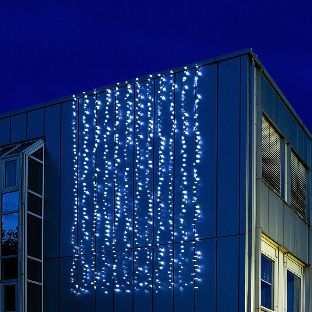 Kardin 600 LED 3x6 m koos puldiga ja dimmeriga "Premium Intelligence", külm valge hind ja info | Jõulutuled | hansapost.ee