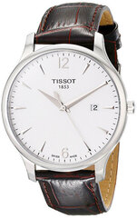 Женские часы Tissot T-Classic T-Tradition T063.610.16.037.00, цвет коричневый/серебристый цена и информация | Женские часы | hansapost.ee